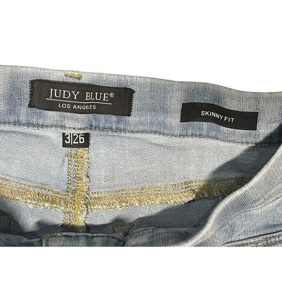 Judy Blue Jeans Women's Size 3/26 Skinny Fit Light Wash Denim Pull-On Stretch‎ - Picture 4 of 8